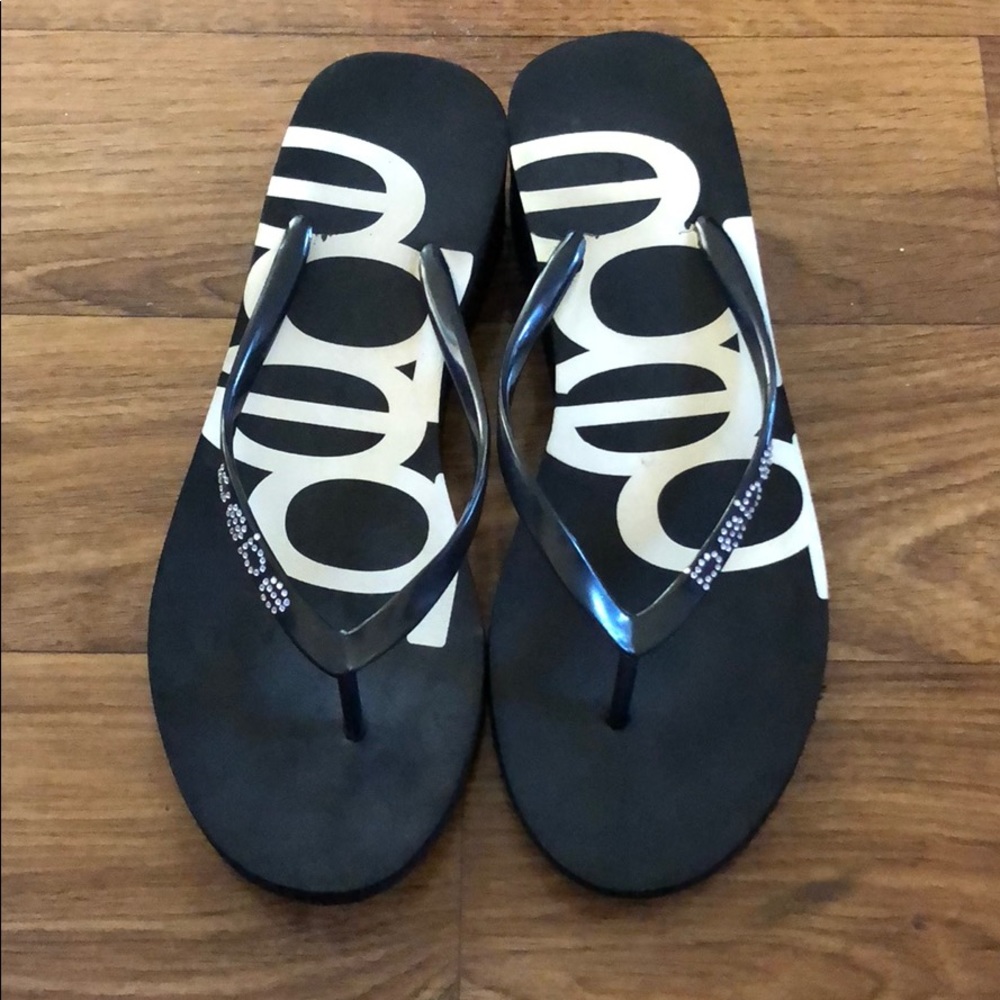 bebe wedge sandals